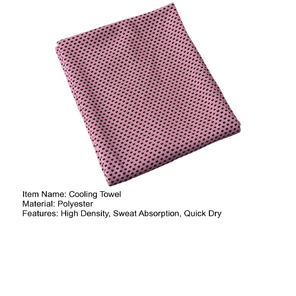 Towel Outdoor Sports Cold Feeling Towel Pink