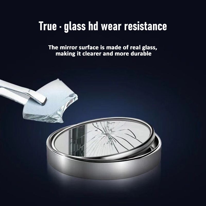 (black 2pcs)2PCS 360 Degree HD Blind Spot Mirror For Car