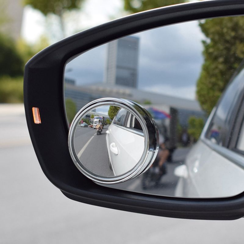 (black 2pcs)2PCS 360 Degree HD Blind Spot Mirror For Car