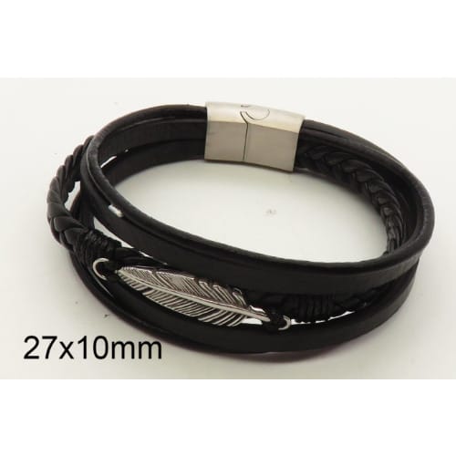Men Leather Bracelet 02