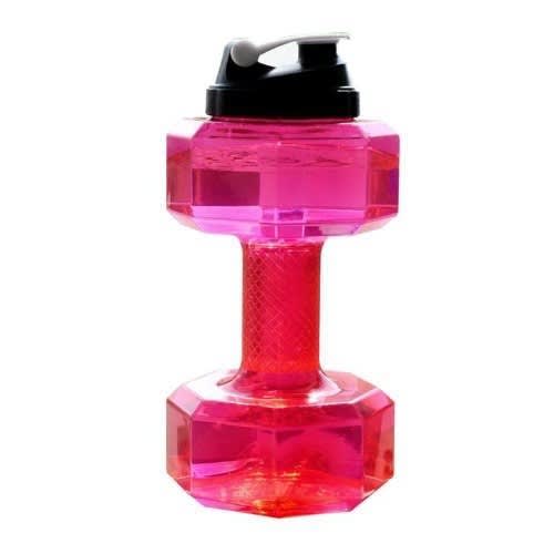 Dumbbell Shape Water Bottle - 2.2l - Red