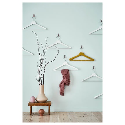 Bumerang Hanger - White - Set Of 8