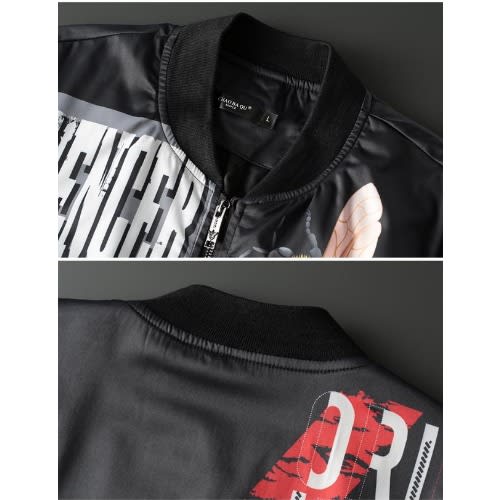 Men's Printed Quilted Jacket