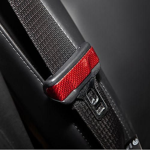 2Pcs Real Carbon Fiber Car Seat Safety Belt Buckle