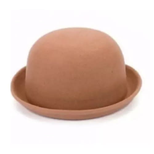 Fedora Unisex Bowler Hat Brown
