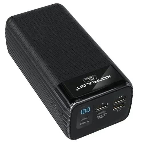 Power Bank Fast Charging With 4 Outputs & 2 Inputs - 40000mAh
