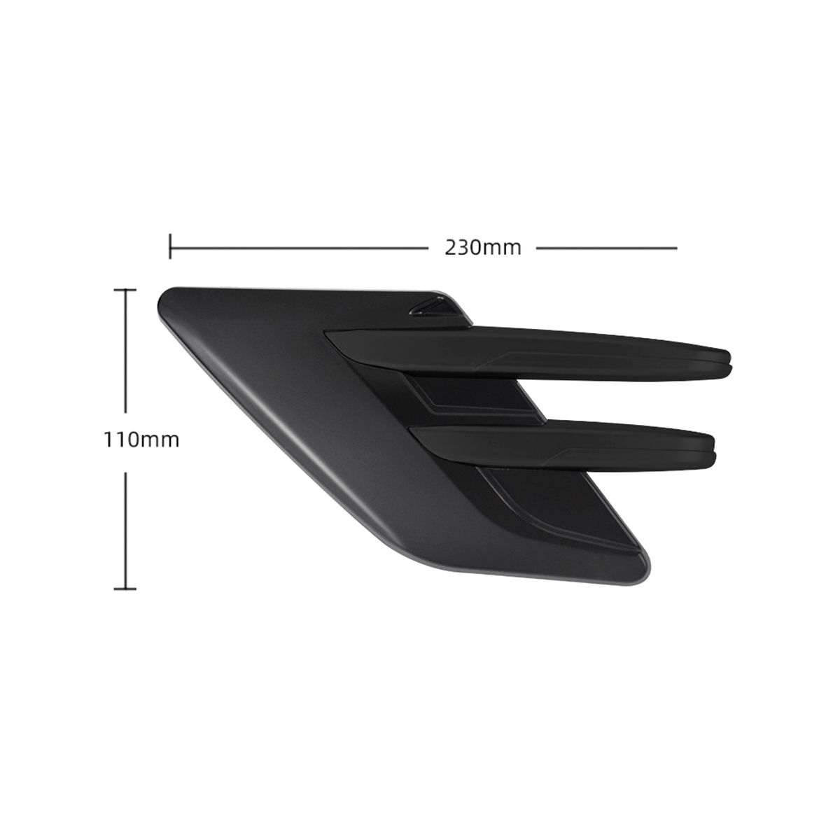 Car Side Air Intake Hood Vent Decoration Car Side Vent Hood Car Personality Modification Exterior Decoration Universal,B