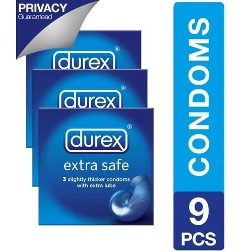 Extra Safe Condoms - 3 Packs -  9 Pieces