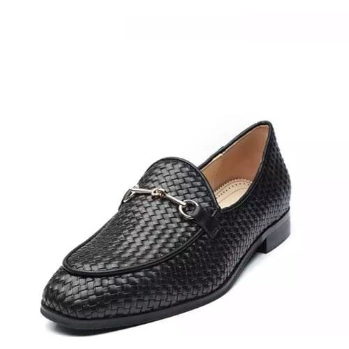 Basket Leather Shoe For Men - Black
