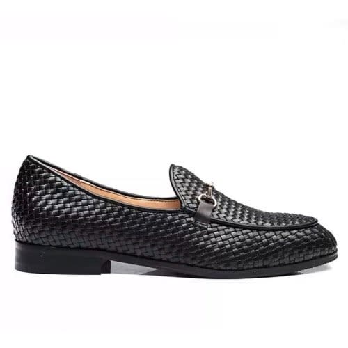 Basket Leather Shoe For Men - Black