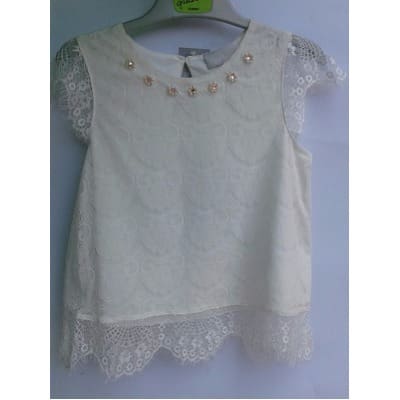 Cream Lace Blouse