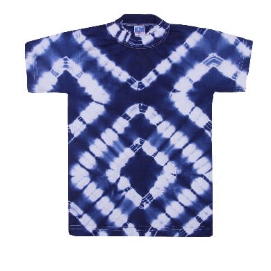 Blue And White Kid's Adire T-shirt