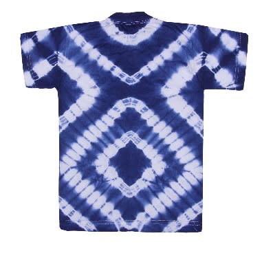 Blue And White Kid's Adire T-shirt
