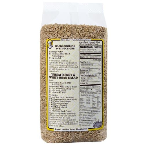 Organic Hard Red Spring Wheat Berries 32 Oz (case Of 4)