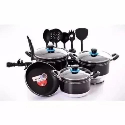Kitchen Bundle - Non Stick Pot, Frying Pan & Non Stick Spoons
