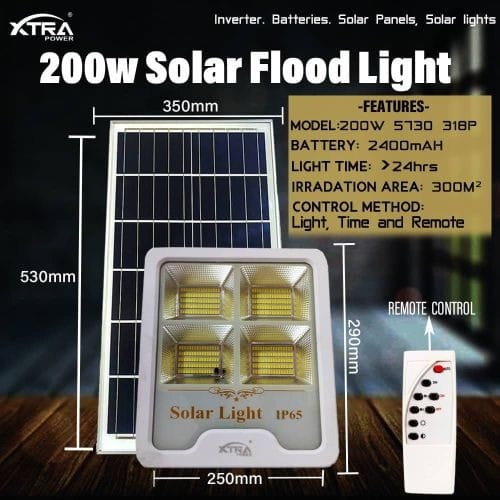 Xtrapower Solar Flood Light 200W