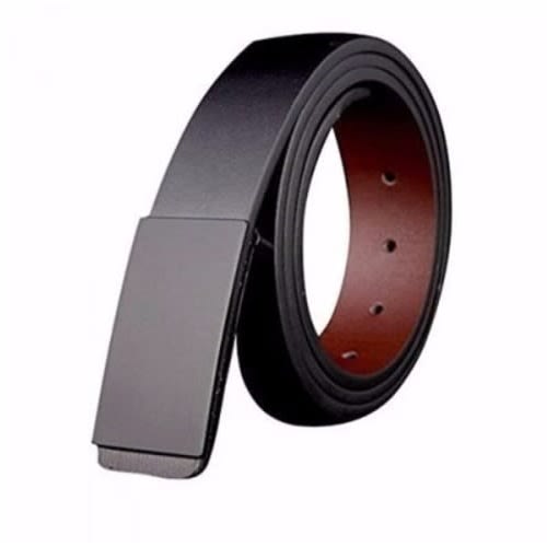 Men's Plain Black Belt