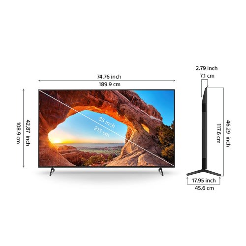 Bravia 215 Cm (85 Inches) 4k Ultra Hd Smart Led Google Tv Kd-85x85j