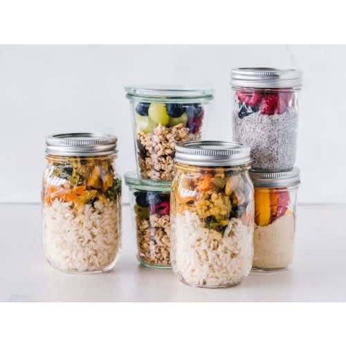 Glass Mason Storage Jar - 1 Piece - 500ml