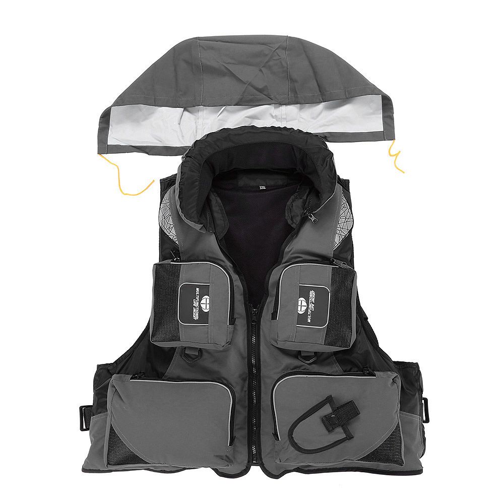 L-XXL Men Women Fishing Life Vest Outdoor Water Sports
