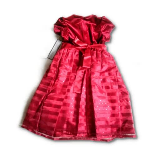 Shadow Stripe Organza Dress