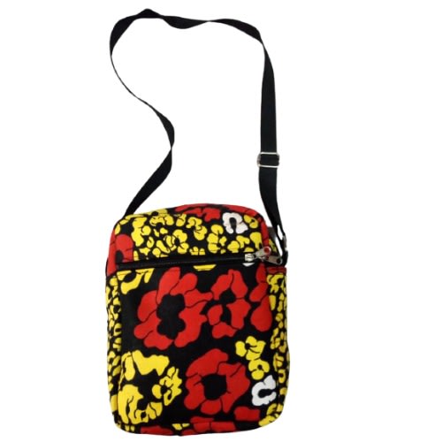 Resbravo Flowered Ankara Sling Bag