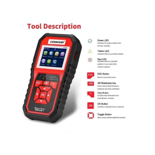 Konnwei Kw850 Obd II Full Auto Diagnostic Scanner