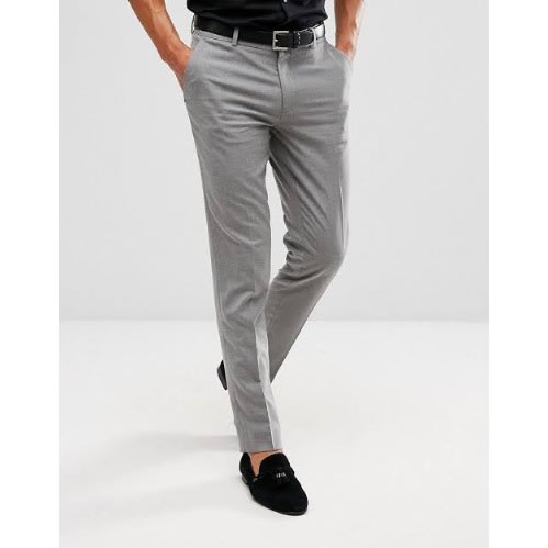Men's Quality Suit Trouser  - Grey