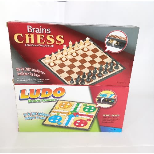 Chess And Ludo Board Game - 12pcs