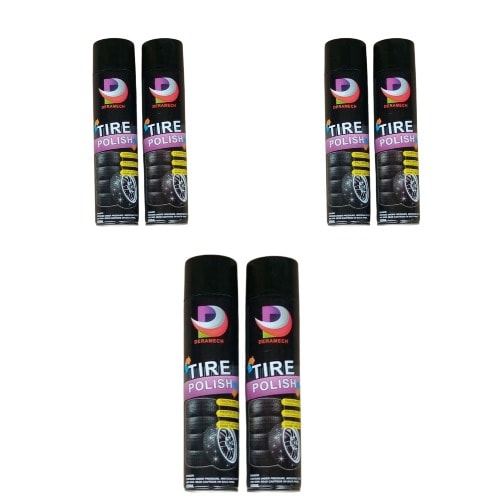 Deramech  - Tire Polish - 650ml - 6 Pieces