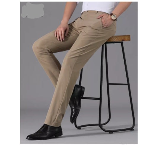 Brown Cotton Chinos Pant