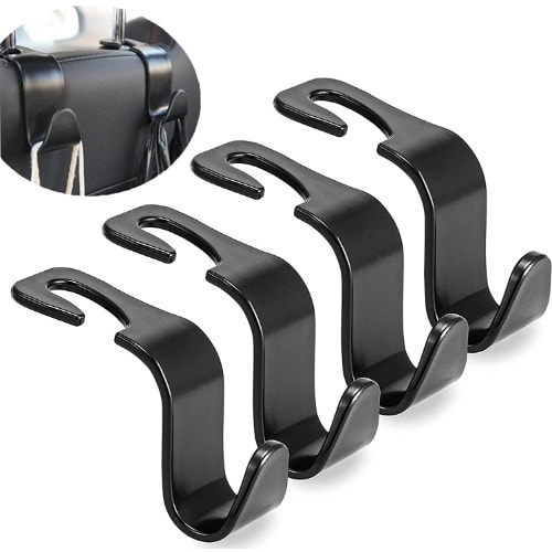 Car Back Seat Headrest Organizer Hanger - 4pcs