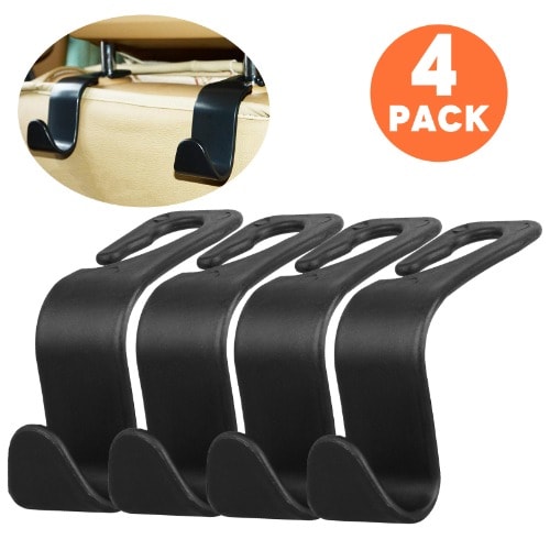 Car Back Seat Headrest Organizer Hanger - 4pcs