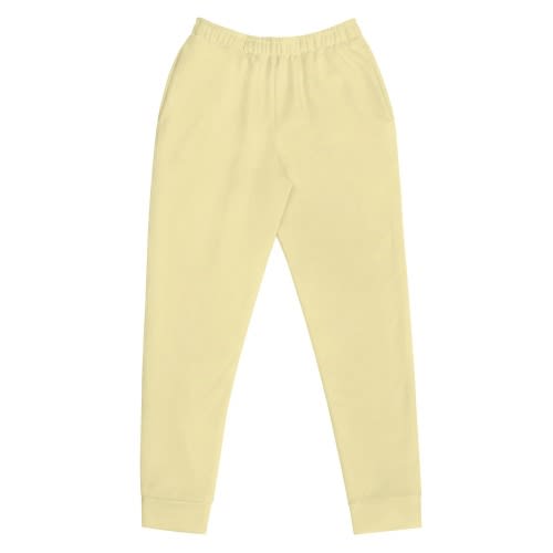 Plain Yellow Unisex Joggers
