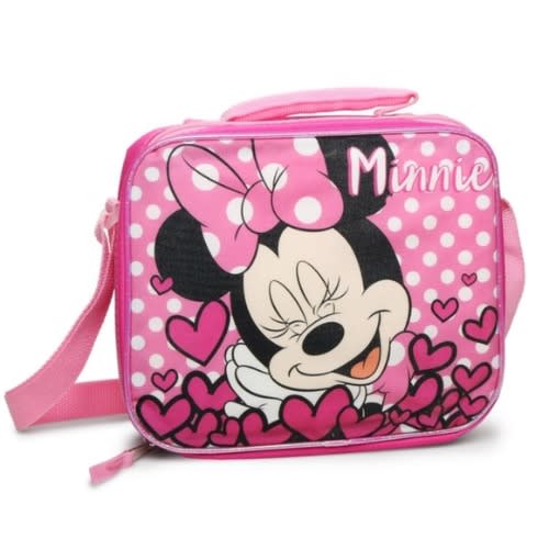 Pink Minnie Mouse Lunch Box. Insulated