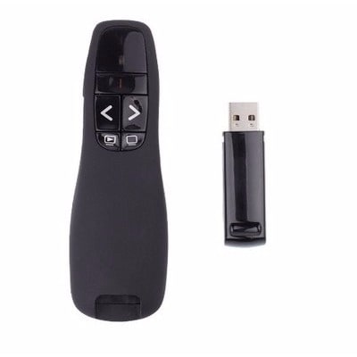 Power Point Remote Control With Laser Pointer