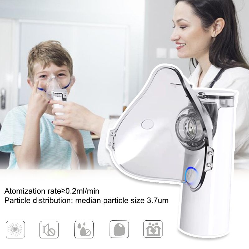 Portable Atomizer Mute Asthma Inhaler Ultrasonic Handheld