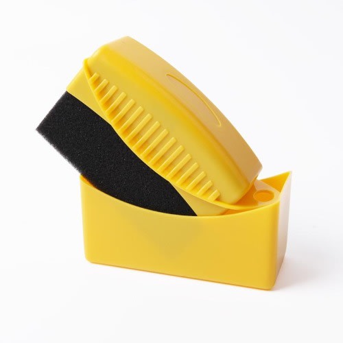 Car Wheel Waxing Sponge Brush - Yellow