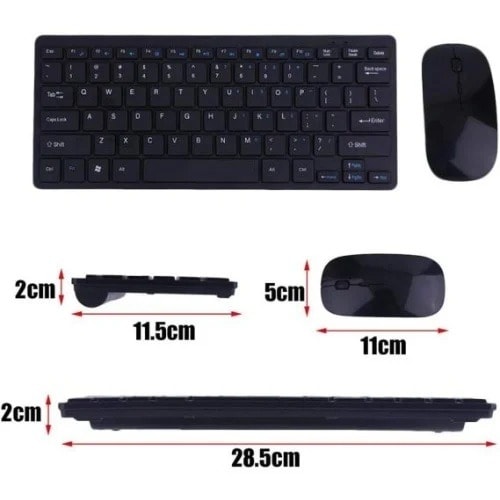 Wireless Computer Keyboard, Mouse & Mouse Pad Combo