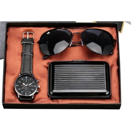 Keller & Weber Men Watch Set Quartz Wristwatch