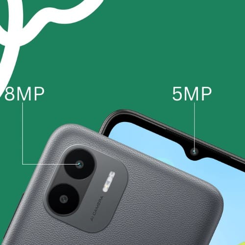 Redmi A1+ - 6.52"LCD - 32GB ROM - 2GB RAM - Dual SIM - 4G LTE - Android 12 - 5000mAh - Black