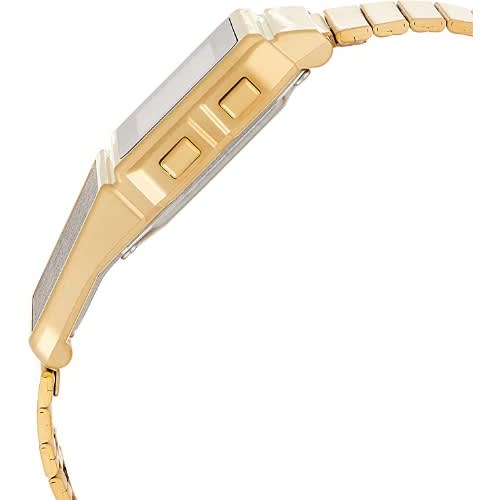 Men's 25 Memory Calculator Databank Watch - Gold Tone