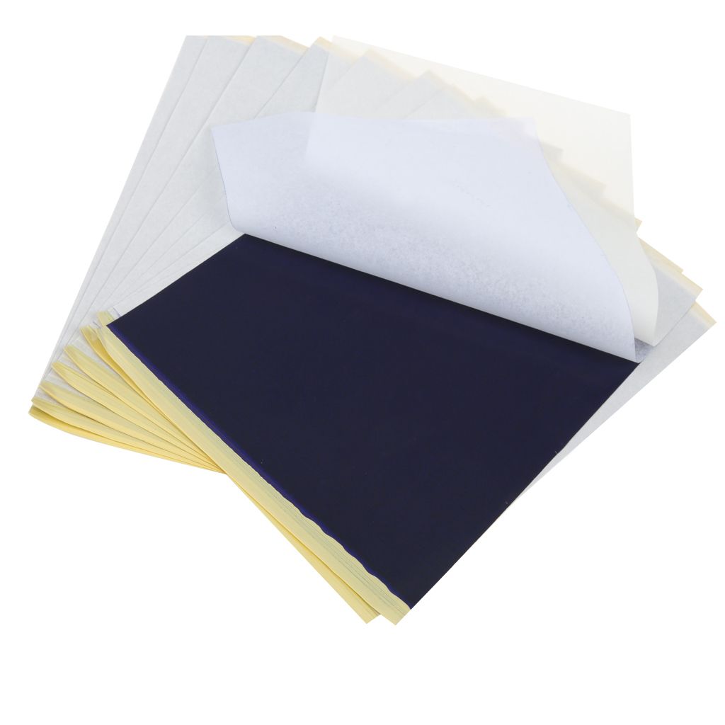 10Pcs Tattoo Thermal Carbon Stencil Transfer Paper Tracing Kit