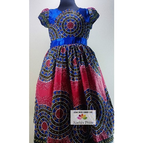 Ankara Gathered Dress
