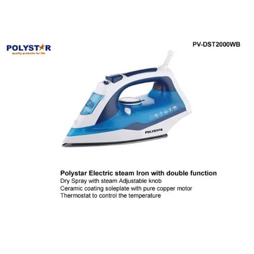 Electric Steam Iron With Double Function Pv-dst2000wb