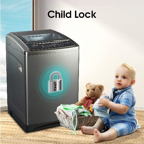 16kg Automatic Top Loader Washing Machine - Wash & Spin - 500W - Wm 162s-wtoq