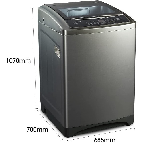 16kg Automatic Top Loader Washing Machine - Wash & Spin - 500W - Wm 162s-wtoq