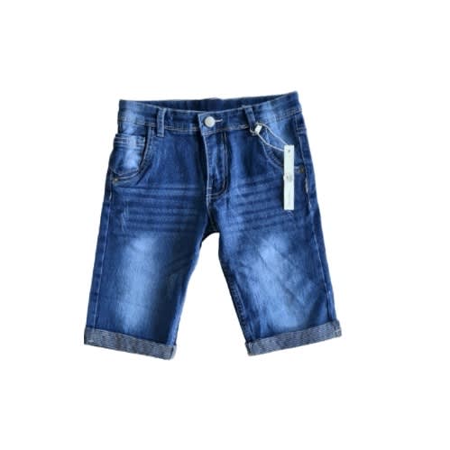 Unisex Skinny Turn Up Short - Blue