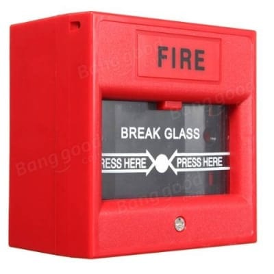 Emergency Break Glass Fire Alarm Call Point