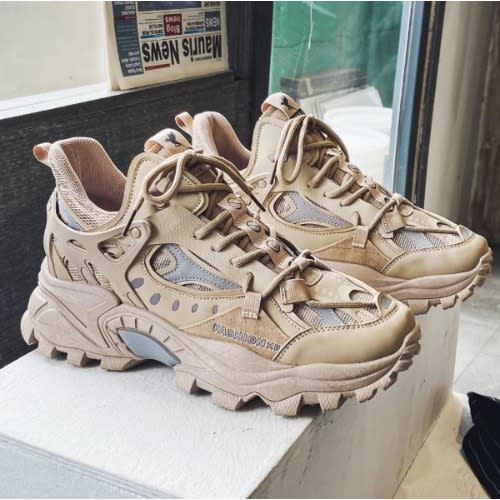 Chunky Hipster Sneakers - Khaki